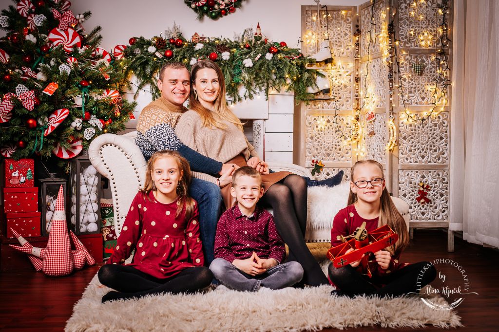 Fotografie de familie in studio