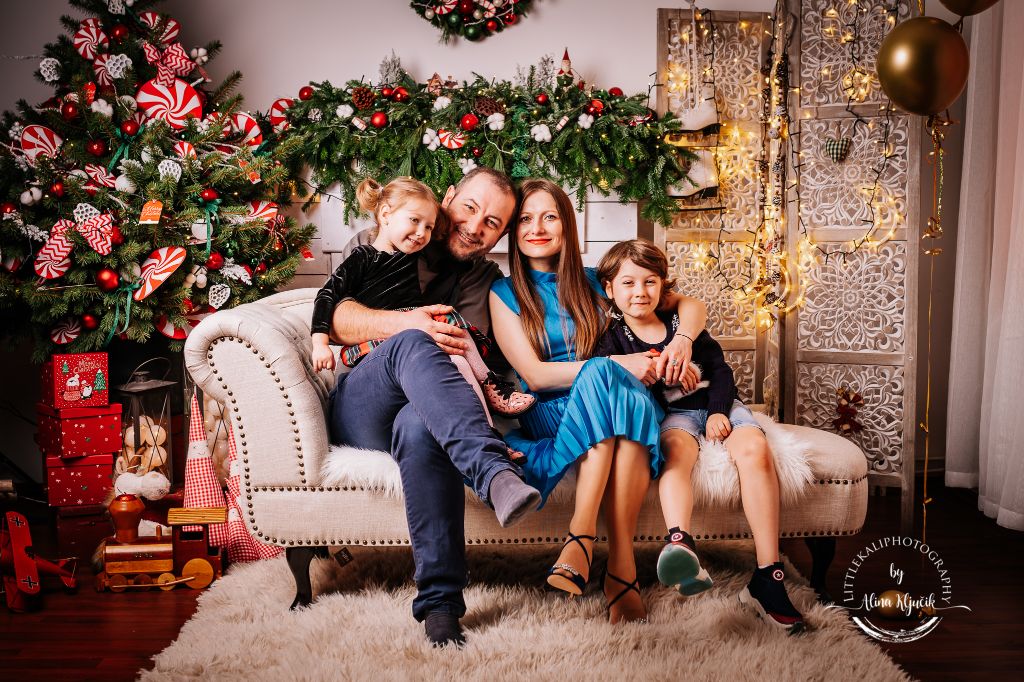 Fotografie de familie in studio