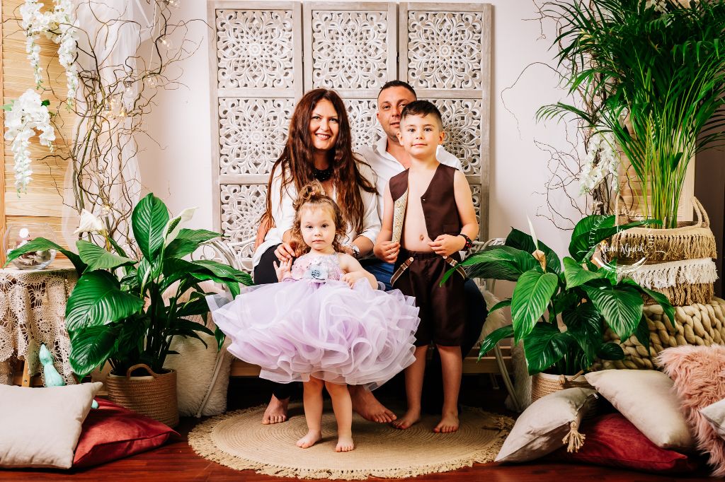 Fotografie de familie in studio